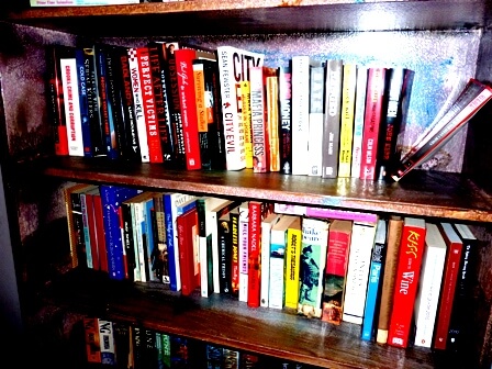 Books in a shelf