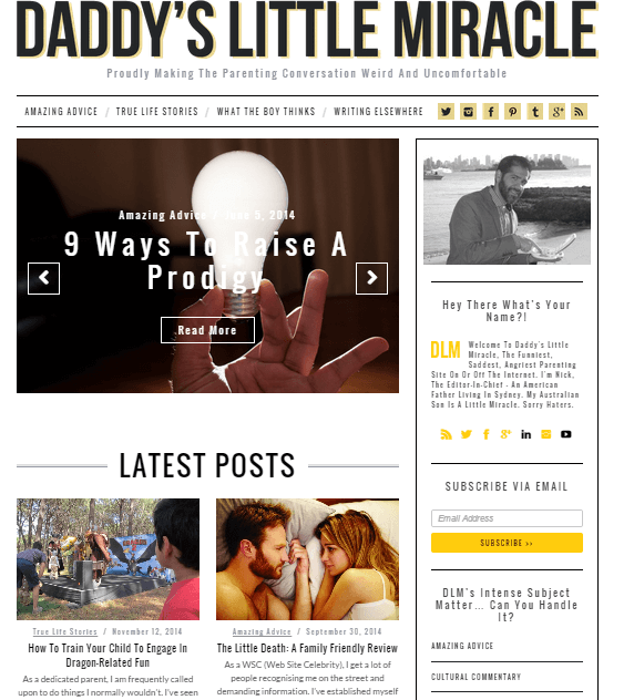 daddys little miracle product development brief