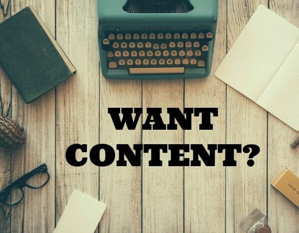 Are you a content marketing agency in need of content?